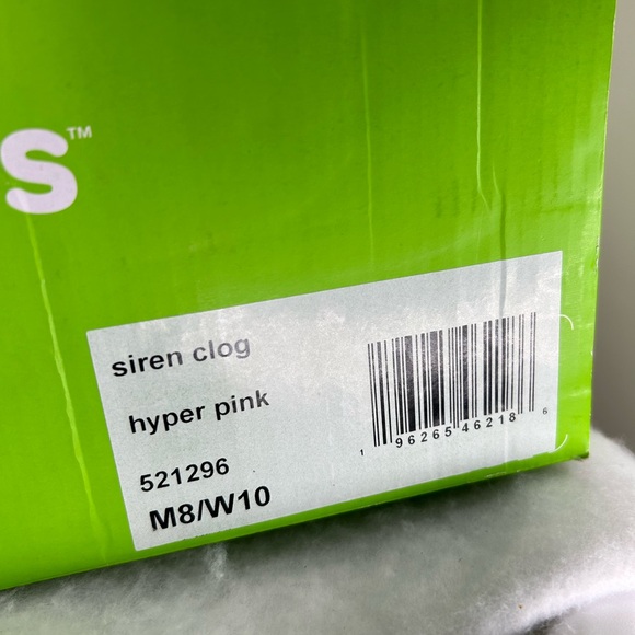 Crocs Siren Clog Heeled Platform Womens Size 10 Hyper Pink Barbie  NWT - Picture 8 of 8